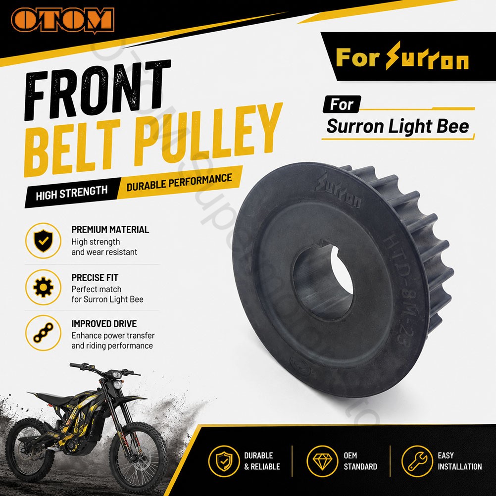 Gearbox Motorcycle - Surron Light Bee オートバイ用フロントベルトプーリードライブホイールトランスミッションギア Sur Ron