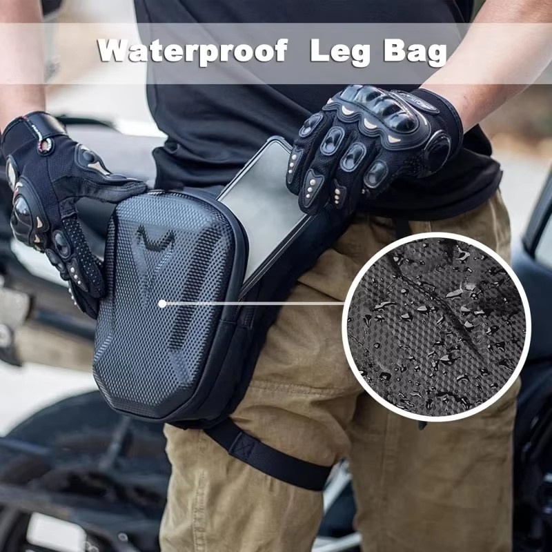 Motorcycle Gear Wardrobe - 2026年モデル バイク用レッグタンクバッグ 防水ウエストパック クロスボディ ライダー バイカー