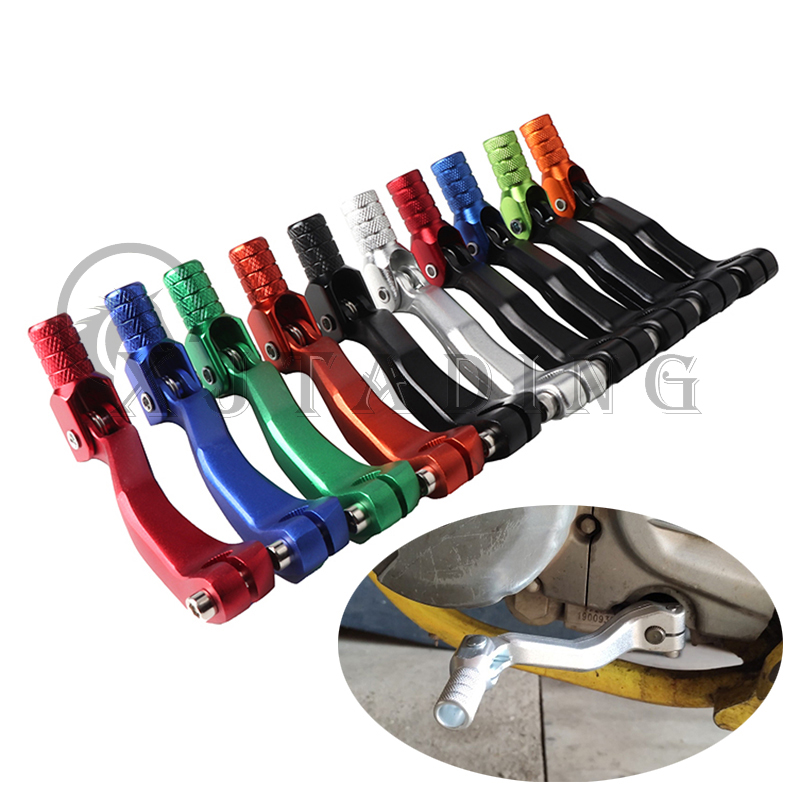 Motorcycle Gear Lever - ユニバーサルオートバイアクセサリー CNC アルミ折りたたみギアシフトレバー 110cc-250cc クワッド ATV