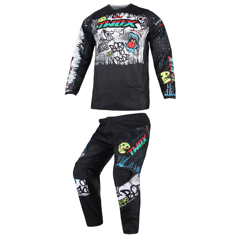 Motorcycle Gear Youth - モトクロスジャージパンツ子供服ビッグボーイガールキッズバイクレーシングギアセットレーススーツユースバイクMx Atv&Utv