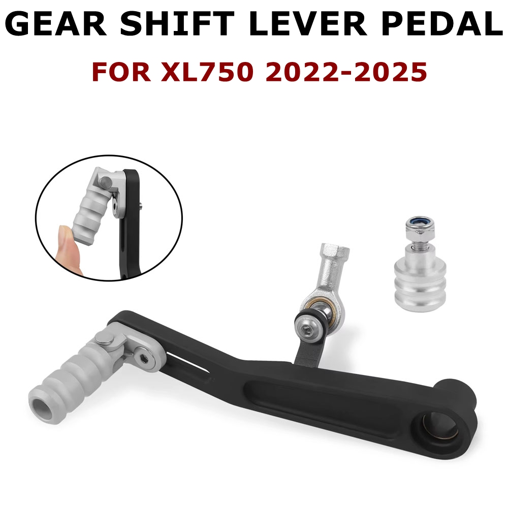 Motorcycle Gear Honda - XL750 折りたたみ調節可能なリアギアシフトレバーペダルホンダトランザルプ XL 750 2022-2025 オートバイシフターレバーアクセサリー