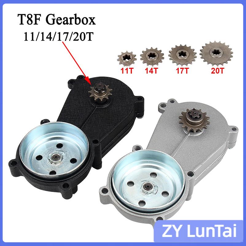Gearbox Motorcycle - オートバイ T8F 11/14/17/20T 歯伝送減速ギアボックス 47cc49cc ミニモーターポケットバイク