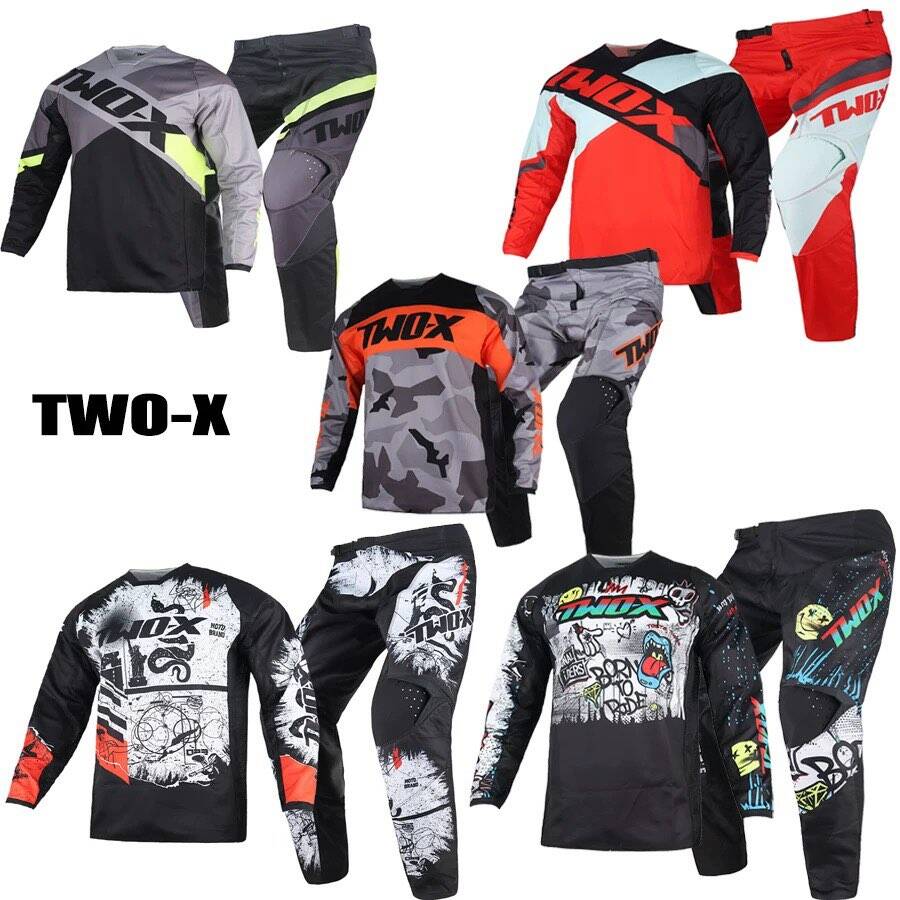 Motorcycle Gear Youth - 新しいモトクロスギアセット子供用 MX レーシングスーツモトユース子供少年少女オートバイオフロード自転車 ATV MTB コンボ