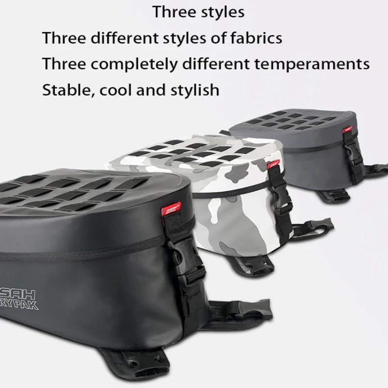OSAH 黒オートバイフロントオイルタンクバッグ 6L 大容 - Motorcycle Gear Wardrobe のレビューと価格