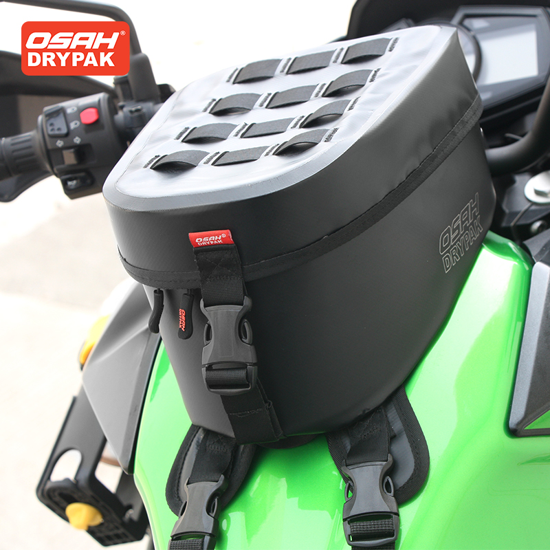 OSAH 黒オートバイフロントオイルタンクバッグ 6L 大容 - Motorcycle Gear Wardrobe のレビューと価格