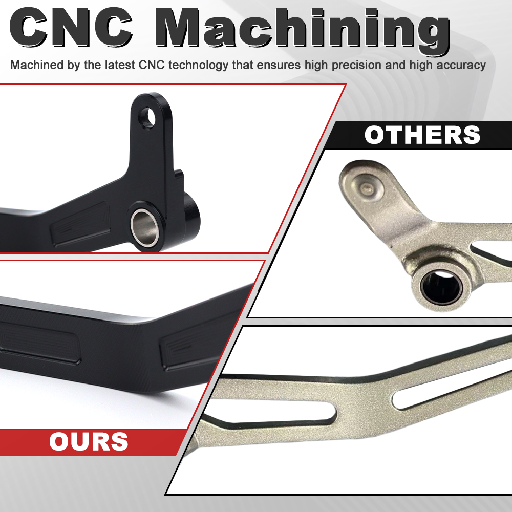 オートバイギアレバー調整可能ブレーキペダルシフトレバー Ni - Motorcycle Gear Lever のレビューと価格