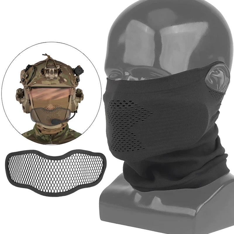 卸売戦術用保護スチールメッシュハーフフェイスマスク、通気性ニ - Motorcycle Gear Wholesale のレビューと価格