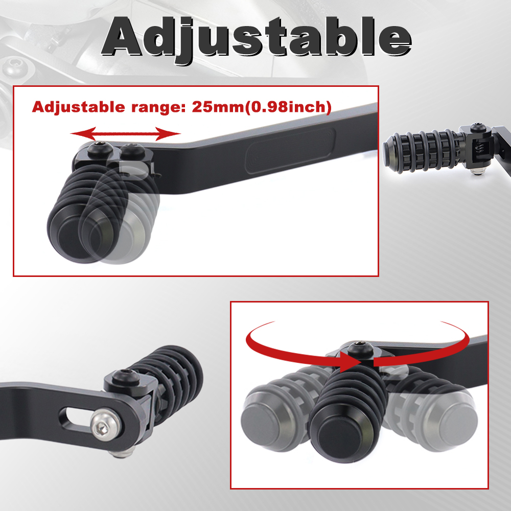 オートバイギアレバー調整可能な CNC アルミシフトレバー  - Motorcycle Gear Lever のレビューと価格