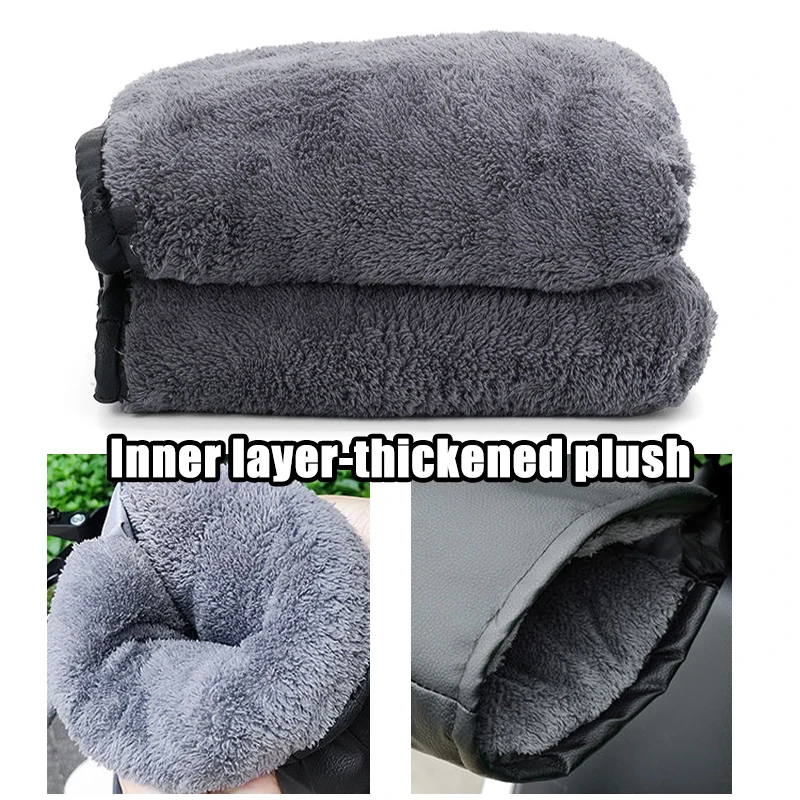 オートバイハンドルバーマフ冬用具ミットウォーマーグローブ防水 - Motorcycle Gear For Winter のレビューと価格