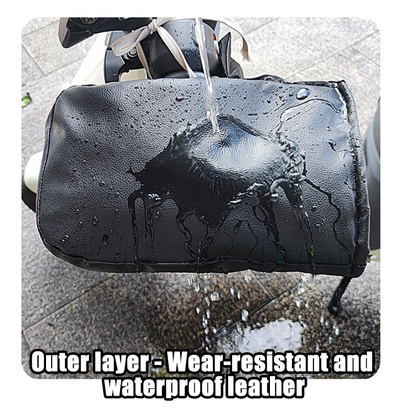オートバイハンドルバーマフ冬用具ミットウォーマーグローブ防水 - Motorcycle Gear For Winter のレビューと価格