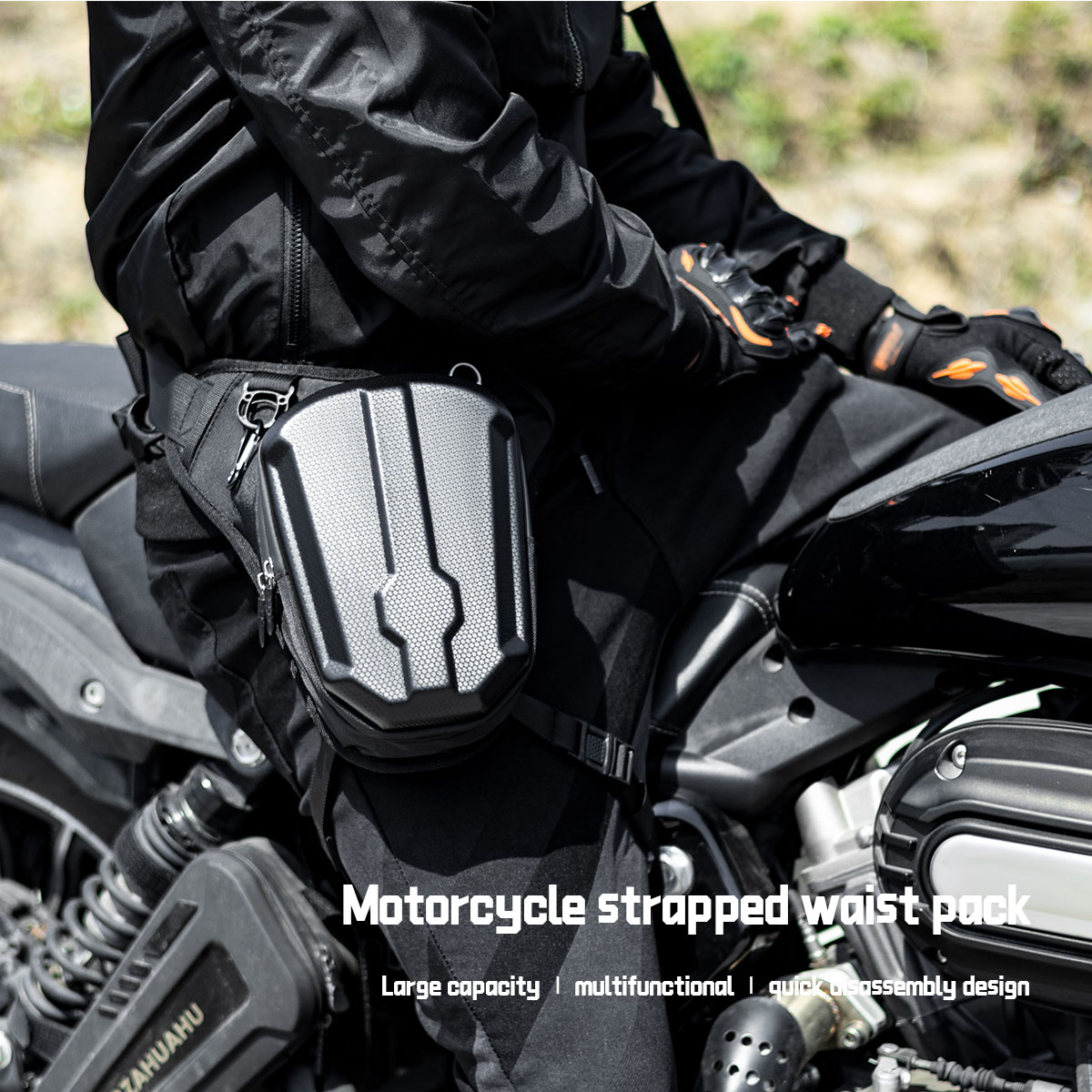 オートバイレッグバッグ防水ライディングバイククロスボディバッ - Motorcycle Gear Wardrobe のレビューと価格