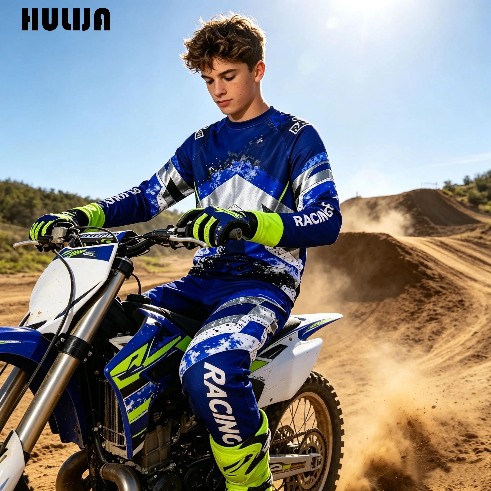 ユースボーイズダートバイクギア軽量モトクロスジャージ＆パンツ - Motorcycle Gear Youth のレビューと価格