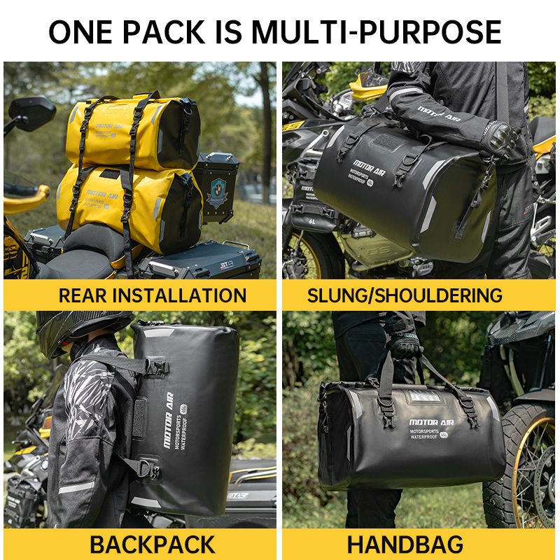 モーターエアイエローバイクバッグ2026新作ライディングリア - Motorcycle Gear Wardrobe のレビューと価格