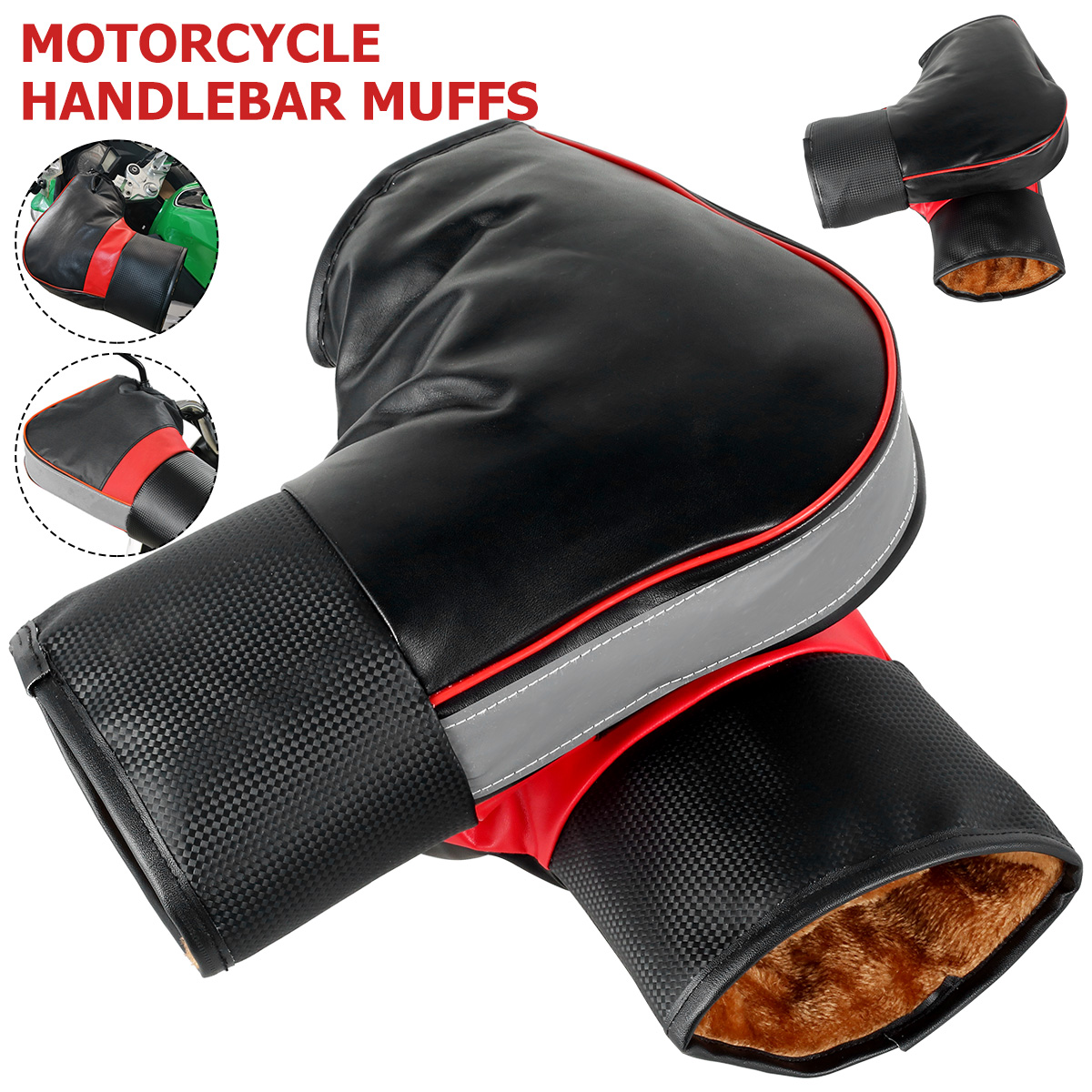 オートバイのハンドルバーマフ,スクーターのハンドルバーマフ, - Motorcycle Gear For Winter のレビューと価格