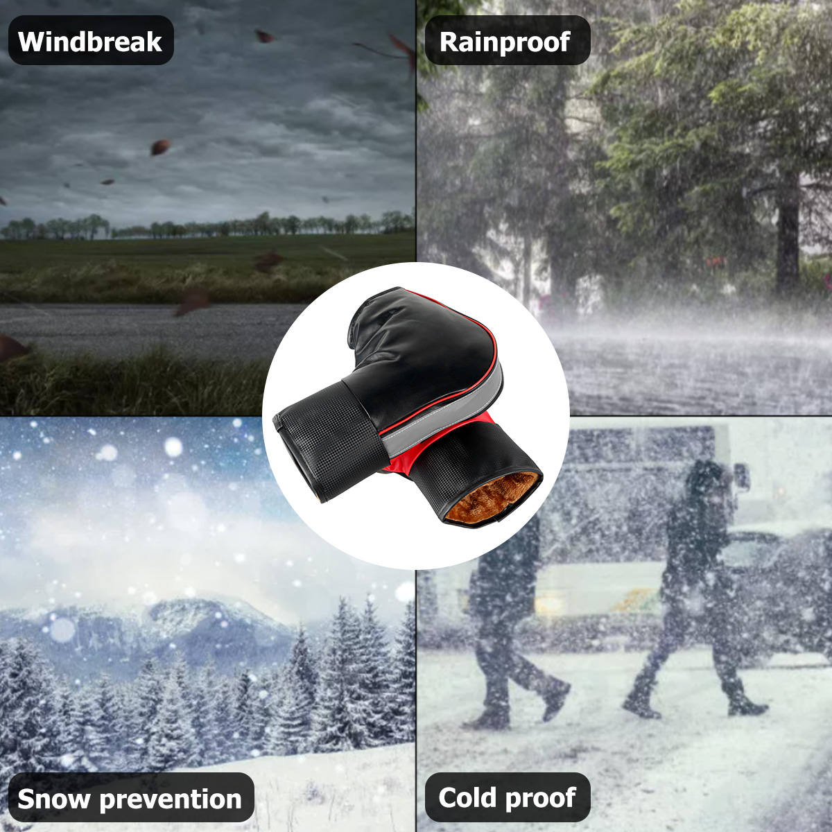 オートバイのハンドルバーマフ,スクーターのハンドルバーマフ, - Motorcycle Gear For Winter のレビューと価格