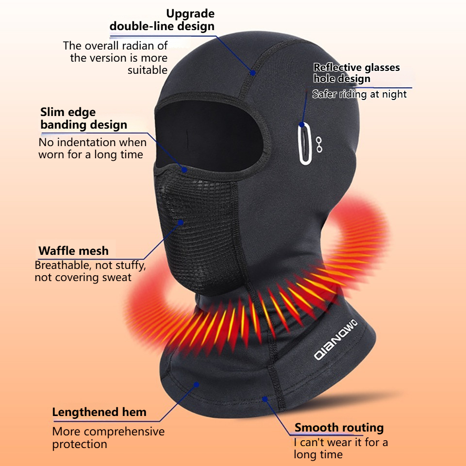NOFOXO 冬用オートバイ乗馬フェイスマスク暖かいサイクリ - Motorcycle Gear For Winter のレビューと価格