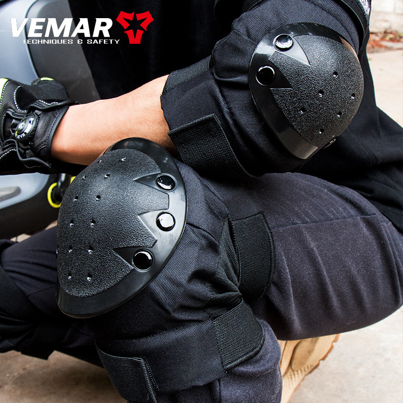 膝肘パッドセット 4個入り 調節可能なストラップ付き オート - Motorcycle Gear Youth のレビューと価格