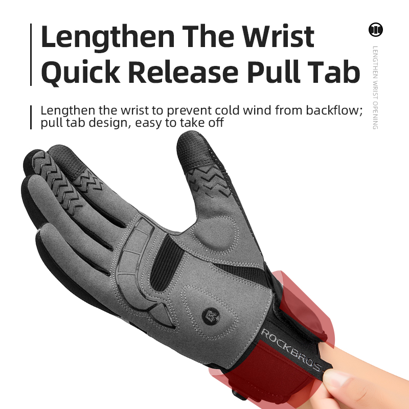 Rockbros-サイクリング用の電気加熱冬用グローブ、タッ - Motorcycle Gear For Winter のレビューと価格