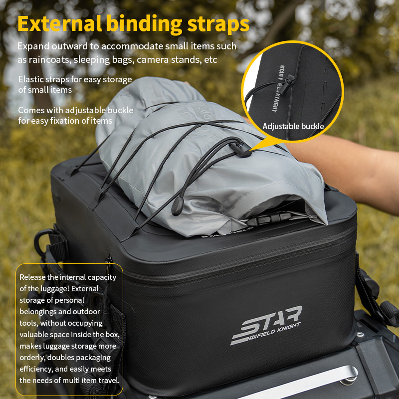SFKユニバーサル13Lブラックバイクバッグ防水リアシートア - Motorcycle Gear Wardrobe のレビューと価格