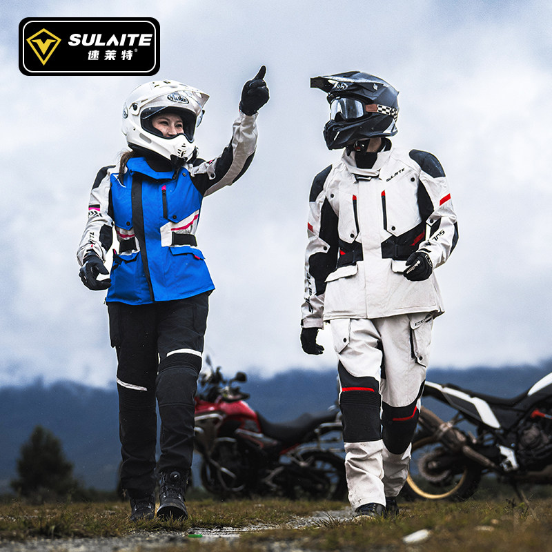 女性用オートバイライディングスーツ 冬用防水保護ギア ジャケ - Motorcycle Gear For Winter のレビューと価格