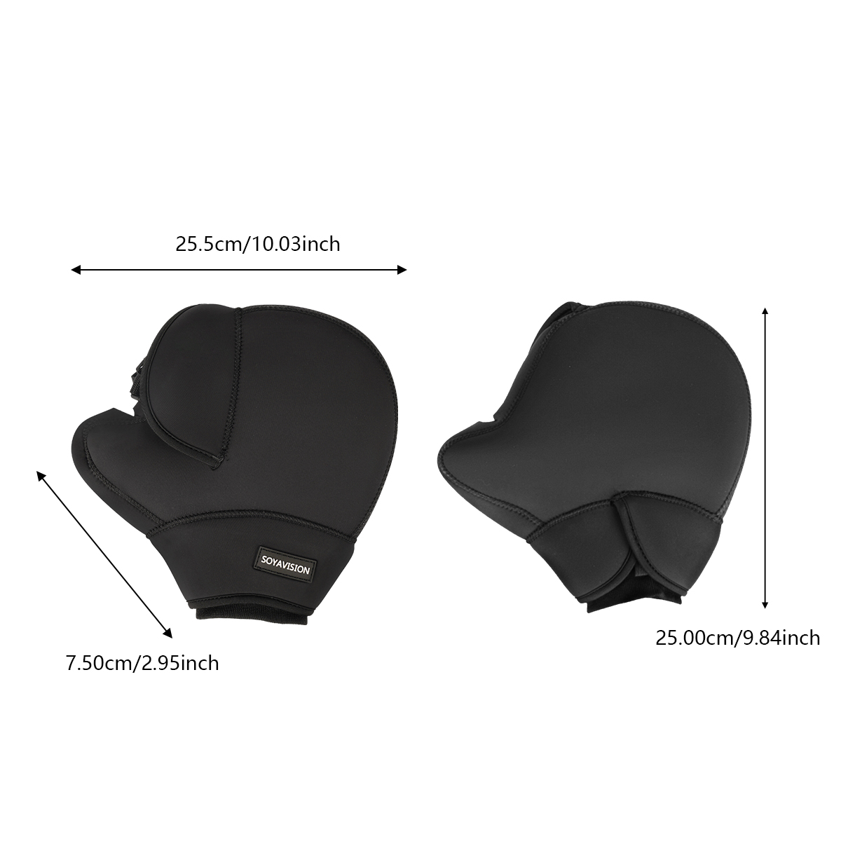 保護電動スクーター厚手暖かいハンドルバーグリップハンドルバー - Motorcycle Gear For Winter のレビューと価格